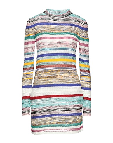 MISSONI Short dress White 60% Viscose, 40% Wool