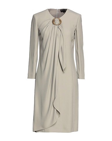 GIORGIO ARMANI Midi dress Light grey 66% Viscose, 34% Silk