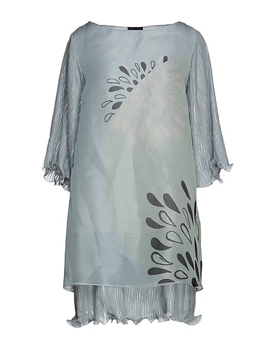 GIORGIO ARMANI Short dress Light grey 100% Silk, Polyester