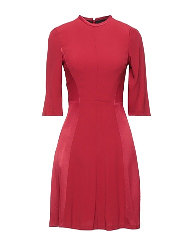 KARL LAGERFELD Pleated dress Burgundy 100% Viscose
