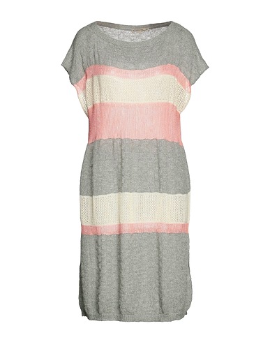 PATRIZIA PEPE Short dress Grey 38% Acrylic, 27% Mohair wool, 25% Polyamide, 10% Viscose
