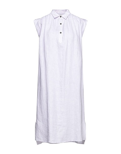 PESERICO Midi dress Lilac 100% Linen