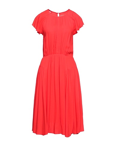 EMMA & GAIA Vestito midi Rosso 100% Viscosa