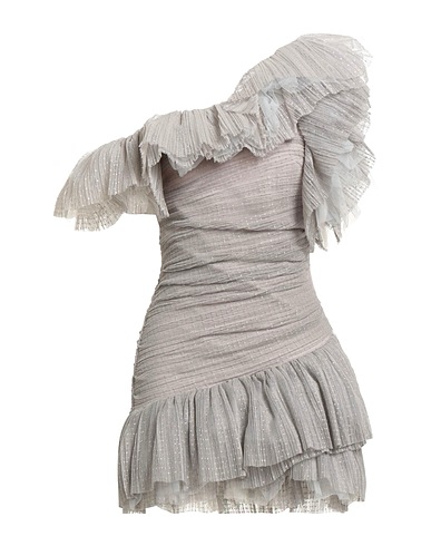 ELISABETTA FRANCHI Elegant dress Grey 100% Polyester, Polyamide, Elastane