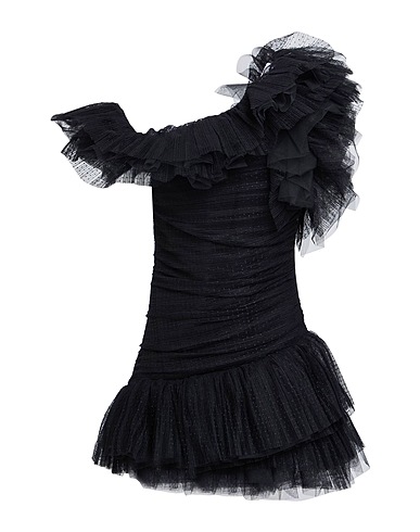 ELISABETTA FRANCHI One-shoulder dress 100% Polyester, Polyamide, Elastane