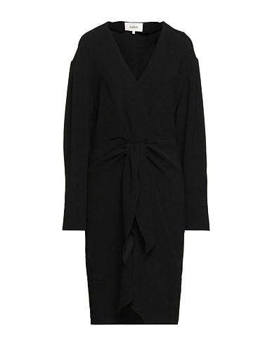 BA&SH Midi dress Black 100% Polyester