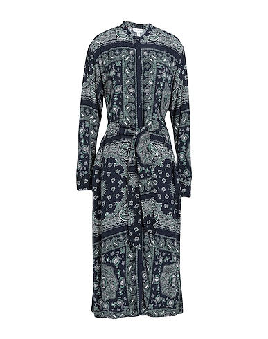 TOMMY HILFIGER Midi dress Midnight blue 100% Viscose