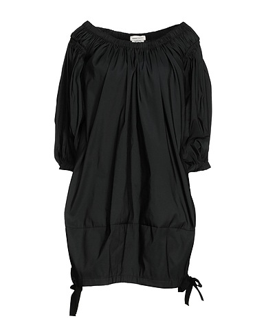MCQUEEN ミニワンピース・ドレス ブラック ポリエステル 100%