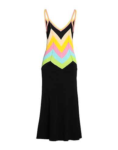 BOUTIQUE MOSCHINO Midi dress Black 65% Viscose, 35% Polyamide