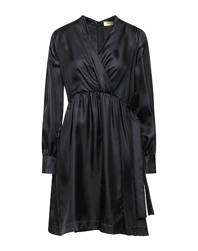 MOMONÍ Short dress Black 100% Silk