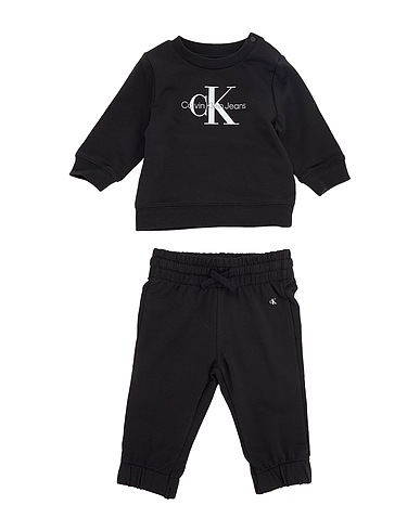 CALVIN KLEIN JEANS Completo Baby  Nero 95% Cotone, 5% Elastan
