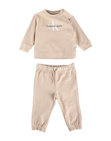 CALVIN KLEIN JEANS Baby co-ord  Beige 95% Cotton, 5% Elastane