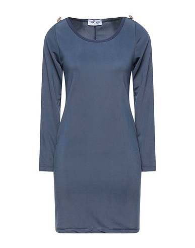 ODI ET AMO Sheath dress Slate blue 100% Cotton