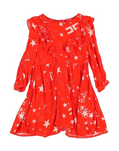 ELISABETTA FRANCHI Dress Red 100% Viscose, Polyamide