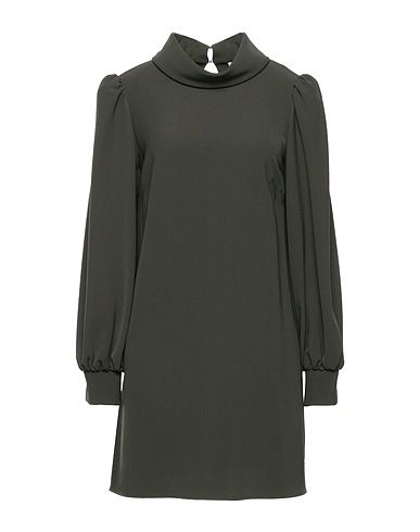 P.A.R.O.S.H. Short dress Military green 97% Polyester, 3% Elastane