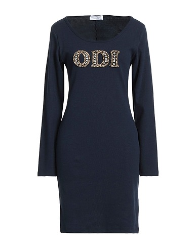 ODI ET AMO Vestito corto Blu notte 100% Cotone