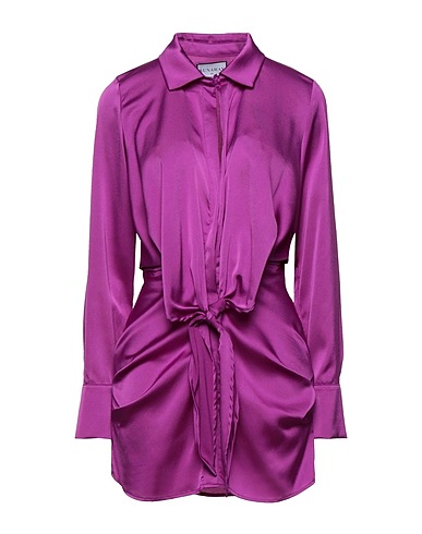 RUNAWAY THE LABEL Vestito corto Viola 100% Poliestere