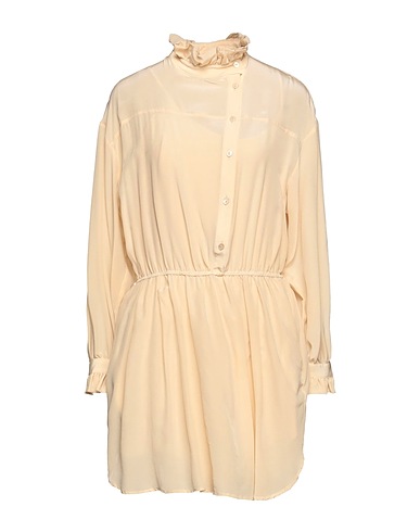 MA'COUTURE Shirt dress Sand 100% Silk