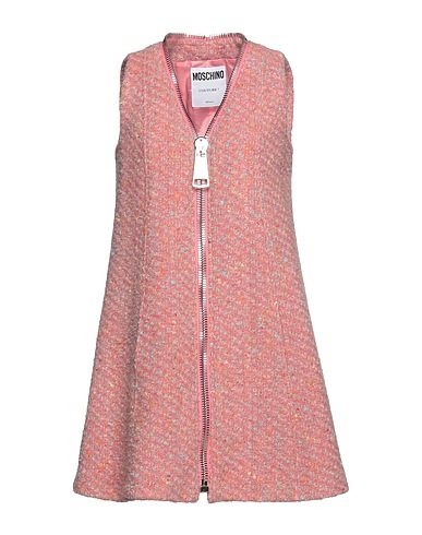 MOSCHINO Short dress Antique rose 53% Virgin Wool, 38% Cotton, 7% Polyester, 2% Acrylic