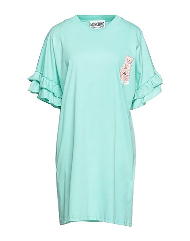 MOSCHINO Short dress Sky blue 100% Cotton