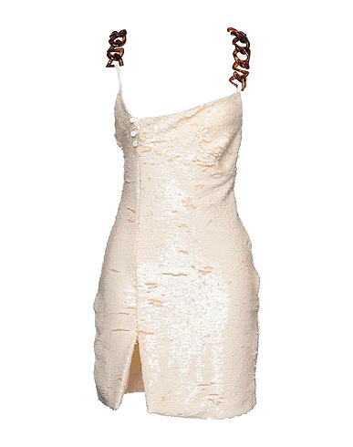 GCDS Sequin dress Ivory 100% Polyester