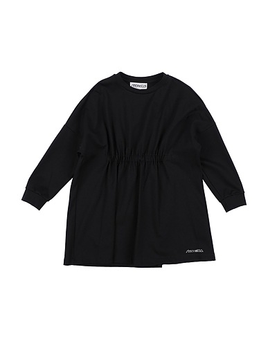 SIMONETTA Dress Black 68% Viscose, 28% Polyamide, 4% Elastane