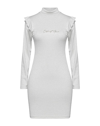 ODI ET AMO Sheath dress Light grey 100% Cotton