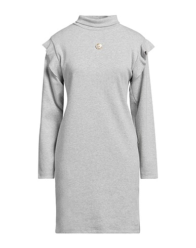 ODI ET AMO Kurzes Kleid Hellgrau 100% Baumwolle