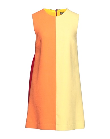 DOLCE&GABBANA Short dress Yellow 100% Wool