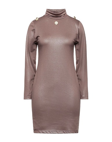 ODI ET AMO Sheath dress Khaki 100% Cotton