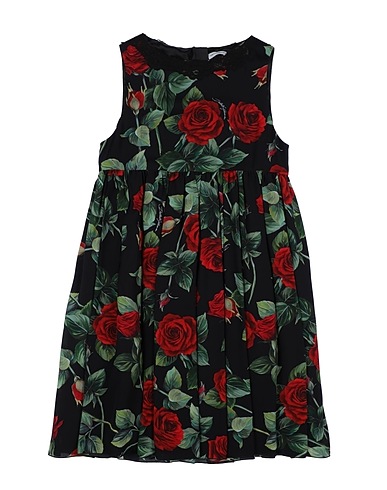DOLCE&GABBANA Dress Black 100% Viscose, Polyamide, Cotton