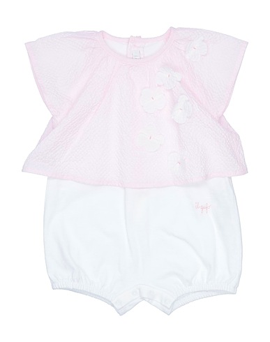 IL GUFO Baby jumpsuit  Light pink 98% Cotton, 2% Elastane