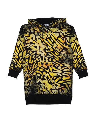 GIVENCHY Dress Yellow 100% Cotton, Elastane