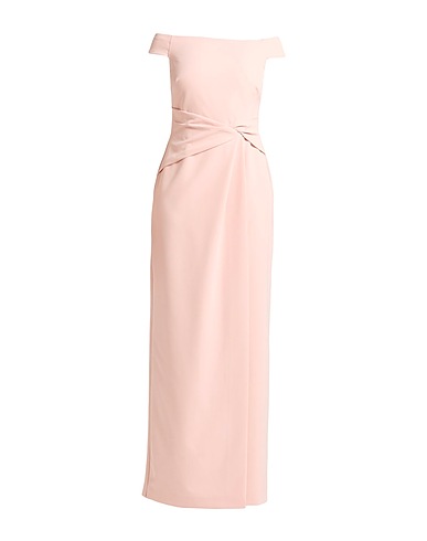 LAUREN RALPH LAUREN Long dress CREPE OFF-THE-SHOULDER GOWN
 Pink 89% Recycled polyester, 11% Elastane