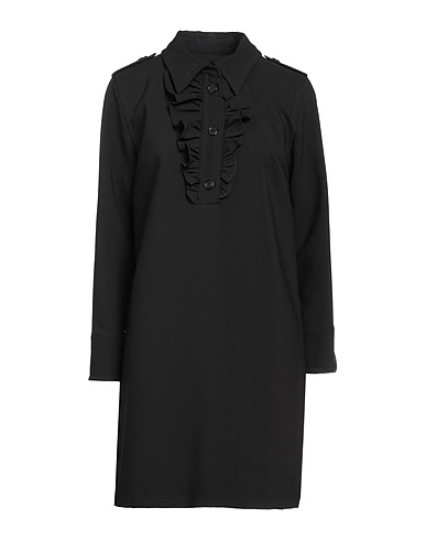 DEPARTMENT 5 Shirt dress Black 100% Polyester