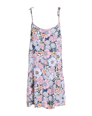 VANS Short dress RETRO FLORAL DRESS
 Light pink 100% EcoVero™ viscose