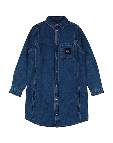 CALVIN KLEIN JEANS Denim dress Blue 100% Cotton