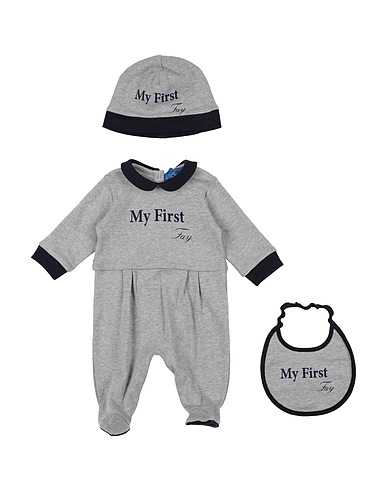 FAY Set baby Grigio 100% Cotone