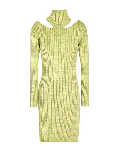 8 by YOOX Robe courte Vert lime 72% Viscose, 28% Polyester