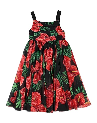 DOLCE&GABBANA Dress Black 92% Silk, 8% Elastane
