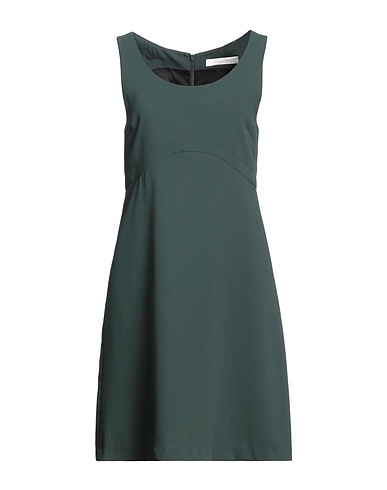 SEE BY CHLOÉ Vestito corto Verde scuro 100% Poliestere
