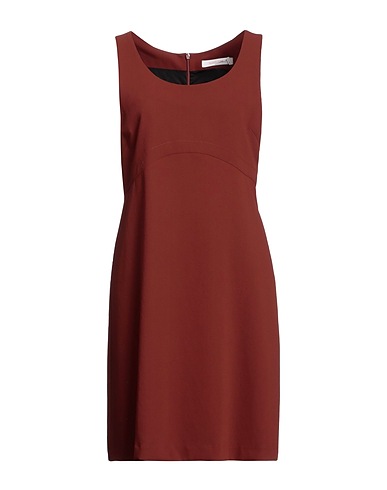 SEE BY CHLOÉ Vestito corto Marrone 100% Poliestere
