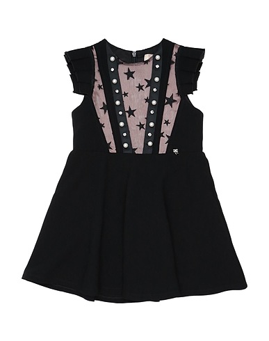 ELISABETTA FRANCHI Vestito Nero 100% Poliestere, Poliammide