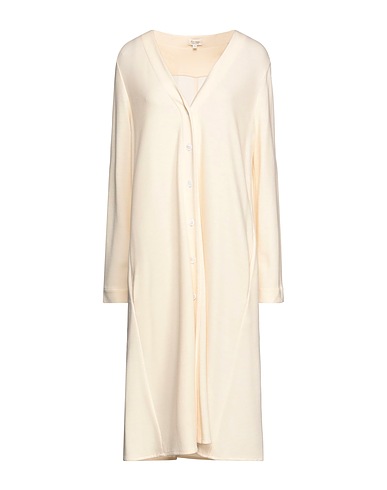 HER SHIRT HER DRESS Midi dress Ivory 45% Viscose, 33% Wool, 22% Polyamide