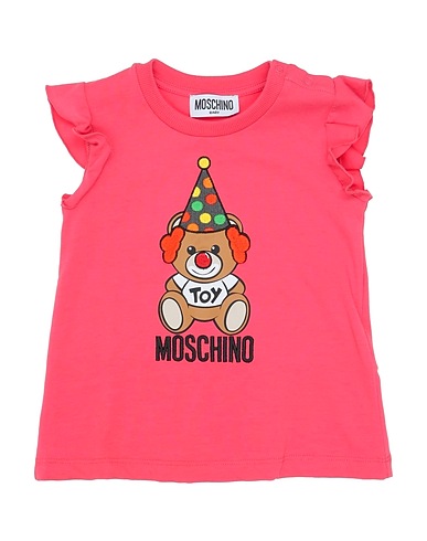 MOSCHINO BABY T-shirt Coral 95% Cotton, 5% Elastane