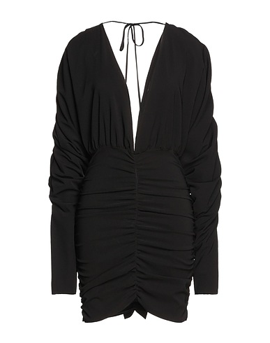 ALBERTO AUDENINO Kurzes Kleid Schwarz 100% Polyester