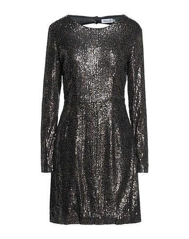MOLLY BRACKEN Sequin dress Black 100% Polyamide