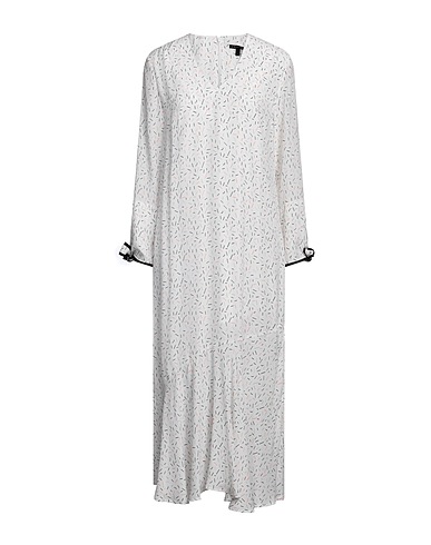 ARMANI EXCHANGE Midi-Kleid Weiß 100% Viskose