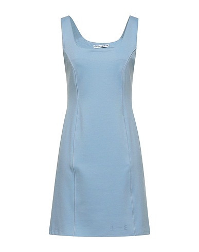 ARTICA-ARBOX Short dress Sky blue 71% Viscose, 24% Polyamide, 5% Elastane