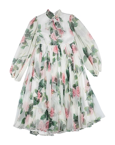 DOLCE&GABBANA Robe Blanc 100% Soie